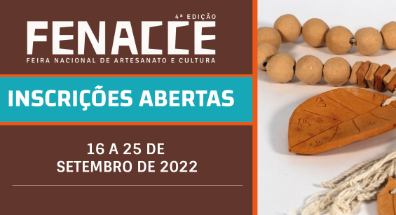 Edital da Setre/Bahia recebe inscrições para feira nacional de artesanato e cultura em Fortaleza