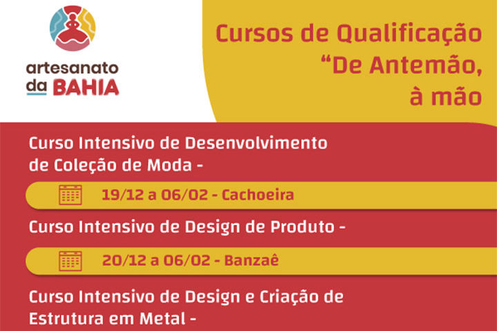 Inscrições abertas para cursos instensivos 