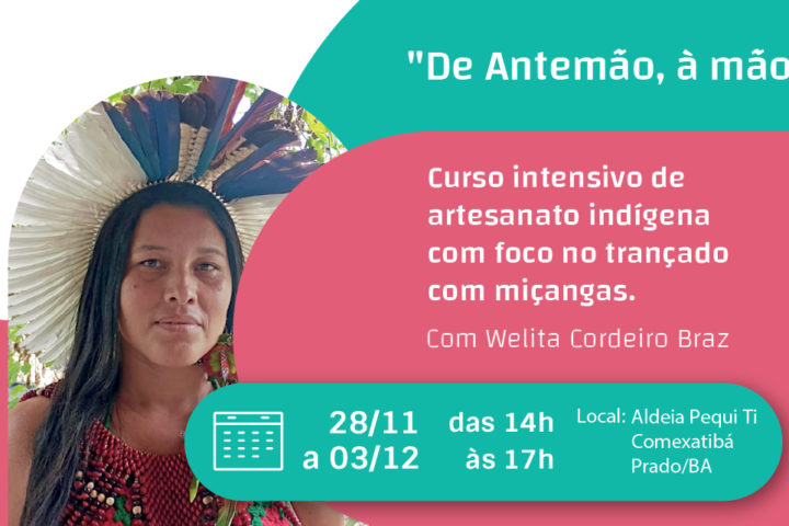 INSCRIÇÕES ABERTAS PARA CURSO INTENSIVO DE TRANÇADO EM MIÇANGA